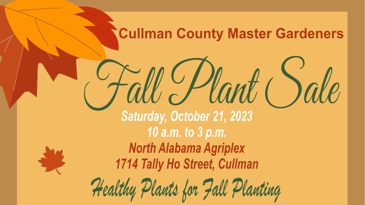 Cullman County Master Gardeners Fall Plant Sale