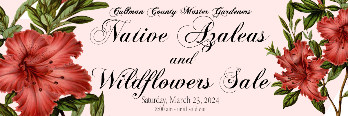 Cullman County Master Gardeners Native Azaleas and Wildflowers Sale