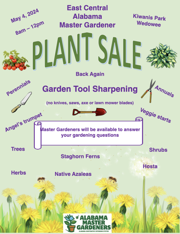 East Central Alabama Master Gardener Plant Sale